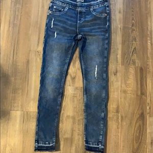 Justice Girls Mid Rise Legging Jeans Size 12